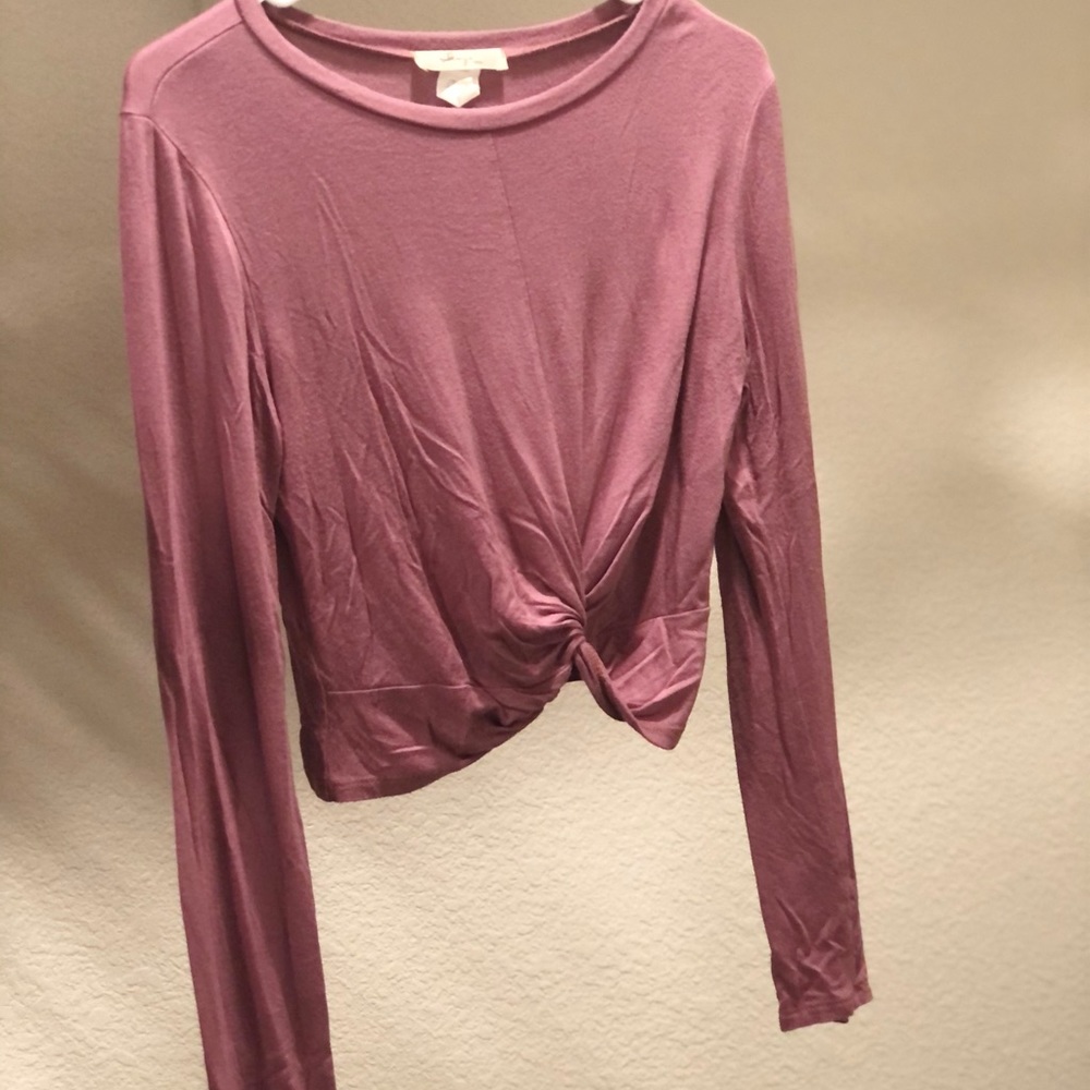 Crop top with front tie design